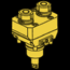Radial Double Geared-Up Driven Tool - 12,000 rpm -  ER25x2 in Y