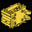 Radial Reversible Quad Turning Tool - 3/4”