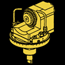 Driven Tool for Worm Screws, Reversible Sub/Main - Spindle Side - 6,000 rpm - 1”x12