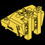 Double Radial Tool-Holder, Clockwise Rotation, 16x16 Tool
