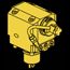 Axial Driven Tool for External Polygon Making, 16x17, H=50