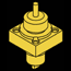 Radial Driven Live Tool, with Tenon D=40, ER20