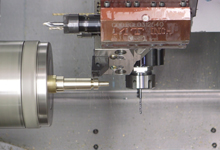 B446SY2-L machining AR-15 bolt in 1-OP