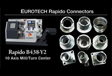 The Eurotech Rapido Connector Part, machined in 1-Op